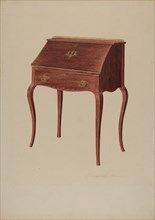 Desk (Lady's), c. 1940. Creator: Georgine E. Mason.