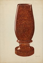Bud Vase, c. 1937. Creator: Vera Van Voris.