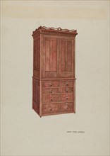 Cabinet, c. 1940. Creator: Harry Mann Waddell.