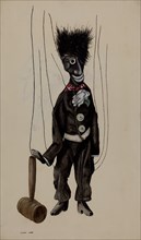Minstrel Marionette, c. 1936. Creator: Elmer Weise.
