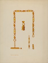 Watch Chain, c. 1937. Creator: Tulita Westfall.