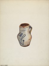 Water Pitcher, c. 1940. Creator: Jessie M Youngs.