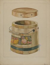 Wooden Pail, c. 1936. Creator: Anthony Zuccarello.