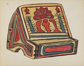 Plate 18: Reading Stand, Llano: From Portfolio "Spanish Colonial Designs of New Mexico", 1935/1942. Creator: Unknown.