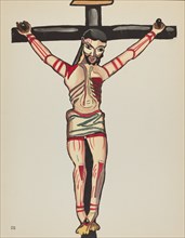 Plate 26: Christ Crucified: From Portfolio "Spanish Colonial Designs of New Mexico", 1935/1942. Creator: Unknown.