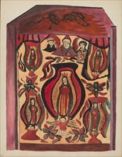 Plate 32: Our Lady of Guadalupe: From Portfolio "Spanish Colonial Designs of New Mexico", 1935/1942. Creator: Unknown.