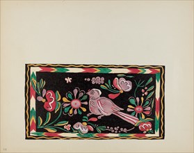 Plate 44: Painted Chest Design: From Portfolio "Spanish Colonial Designs of New Mexico", 1935/1942. Creator: Unknown.