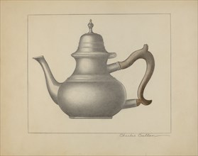 Pewter Teapot, c. 1936. Creator: Charles Cullen.