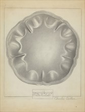 Silver Bowl, 1936. Creator: Charles Cullen.