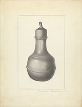 Pewter Nursing Bottle, 1935/1942. Creator: Charles Cullen.