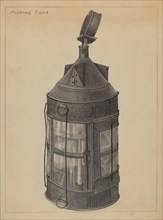 Lantern, c. 1937. Creator: Mildred Ford.