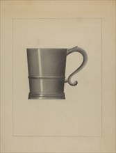 Pewter Mug, c. 1936. Creator: Gordon Sanborn.