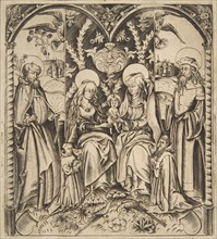 The Holy Family, 15th century., 15th century. Creator: Anon.