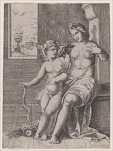 Venus and Eros, ca. 1514-36., ca. 1514-36. Creator: Anon.