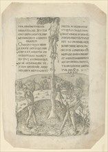 The Martyrdom of Saint Sebastian, with three archers, ca. 1480-90., ca. 1480-90. Creator: Anon.