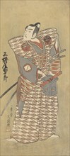 Mimasuya Sukejuro as a Samurai Attired in Kamishimo, ca. 1770. Creator: Ippitsusai Buncho.