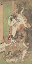 Ichikawa Monnosuke II as a Woman, ca. 1770. Creator: Ippitsusai Buncho.