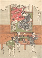 The Festival of Dolls (Third Month), ca. 1767. Creator: Ishikawa Toyomasa.
