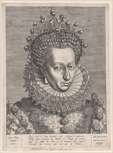 Portrait of Catherine de Bourbon, 1600. Creator: Jan Wierix.