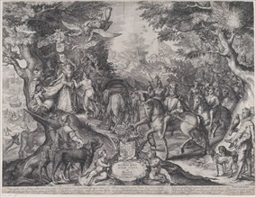 Allegory of the Flourishing State of the United Provinces, 1602 Creator: Jan Saenredam.