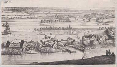 Village on a River, 17th century. Creator: Jan Ruischer.