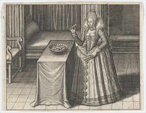Enigmes Joyeuses pour les Bons Esprits, Plate 3, ca. 1615. Creators: Jan van Haelbeeck, Jean le Clerc.