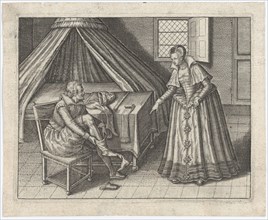 Enigmes Joyeuses pour les Bons Esprits, Plate 2, ca. 1615. Creators: Jan van Haelbeeck, Jean le Clerc.