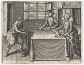 Enigmes Joyeuses pour les Bons Esprits, Plate 6, ca. 1615. Creators: Jan van Haelbeeck, Jean le Clerc.