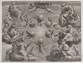 Allegory relating to the Medici family, ca. 1610-62. Creator: Johann Friedrich Greuter.