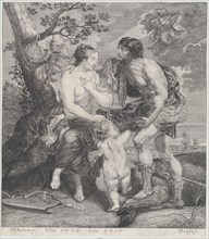 Atalanta and Meleager, ca. 1670-90. Creator: Johann Gottfried Bartsch.
