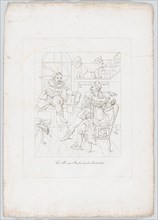 Wie Till zur Barbier durch's Fenster kömt (How Till Eupenspiegel Came In Through the Barbe..., 1806. Creator: Johann Heinrich Lips.