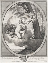 Venus and Cupid on a Cloud, 1730-67. Creator: Johann Justin Preissler.