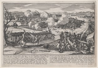 Battle of Saratoga (September 19, 1777). Creator: Johann Martin Will.