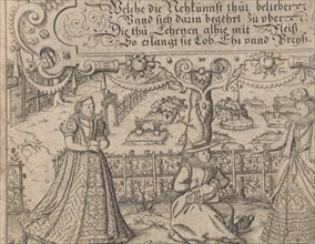 Newes Modelbuch in Kupffer (Title page, 1r), 1604. Creator: Johann Sibmacher.