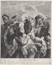 Drunken Silenus, 1630-57. Creators: Jonas Suyderhoef, Pieter Soutman.