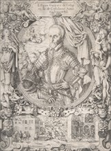 Gaspard de Coligny, Admiral of France, 1550-91. Creator: Jost Ammon.