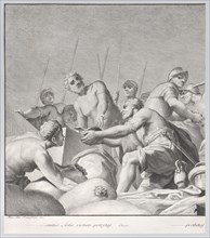 Embriaco Rejecting the Spoils, from: Forme Picturarum Archetypae, 1774. Creator: Lorenzo Lorenzi.