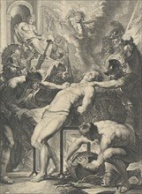 Martyrdom of Saint Lawrence, 1621. Creator: Lucas Vorsterman.