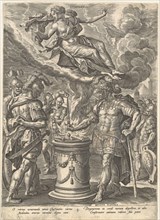 Constantia, ca. 1581. Creator: After Maerten de Vos.