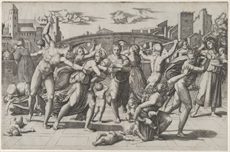The Massacre of the Innocents, ca. 1512-13. Creator: Marcantonio Raimondi.