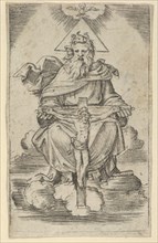 The Holy Trinity, ca. 1500-27. Creator: Marcantonio Raimondi.