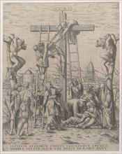 The Descent from the Cross, 1570. Creator: Mario Cartaro.