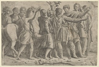 Group of Roman Figures, ca. 1542-45. Creator: Master IQV.