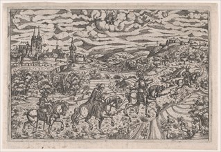 The Abduction of Hieronymus Paumgartner, ca. 1545. Creator: Mathias Zundt.