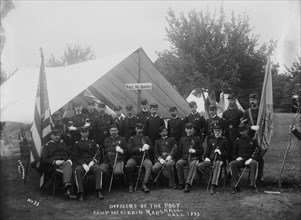 Officers of the Post, 1893. Creator: William Cruikshank.