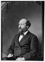 President James Garfield, between 1870 and 1880. Creator: Unknown.