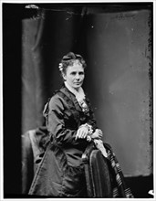 Garfield, Mrs. James, wife of President Garfield, between 1870 and 1880. Creator: Unknown.