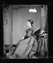 Mrs. U.S. Grant, between 1860 and 1875. Creator: Unknown.