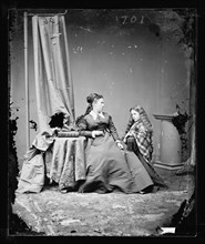 Mrs. U.S. Grant and daughter?, between 1860 and 1875. Creator: Unknown.
