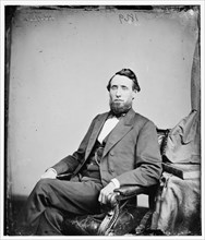 Shelby Moore Cullom, between 1860 and 1875. Creator: Unknown.